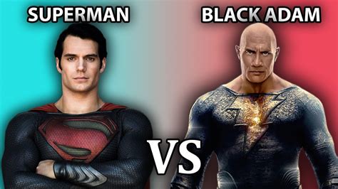 who's stronger superman or black adam|could superman beat black adam.